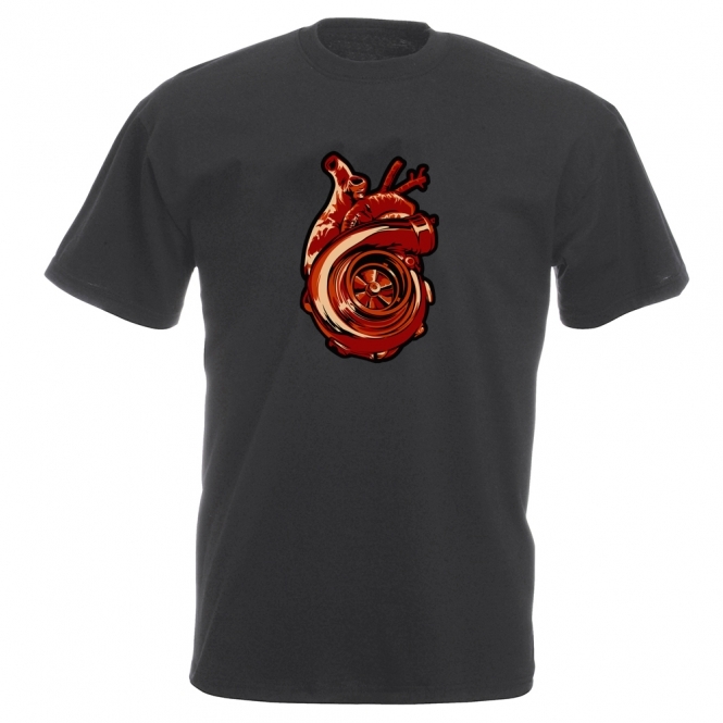 Turbo Heart Vintage Wash T-Shirt