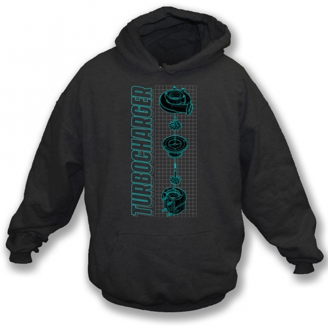 Turbocharger Kids Hooded Sweatshirt