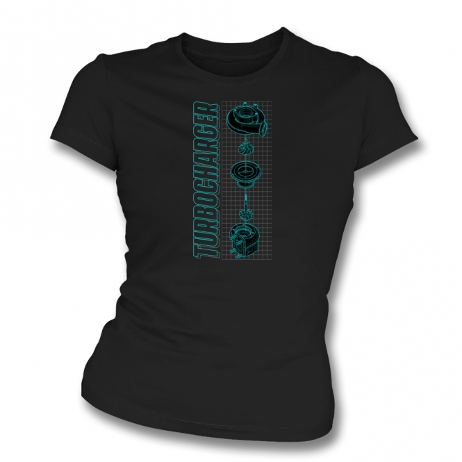 Turbocharger Womens Slim Fit T-Shirt