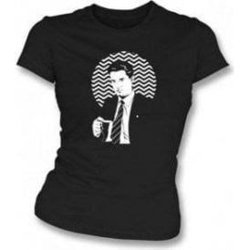 Twin Peaks Coffee Cup Womens Slim Fit T-Shirt