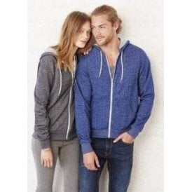 Unisex Poly/Cotton Fleece Full Zip Hoodie