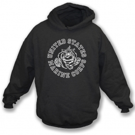 United States Marine Corps (As Worn By Joey Ramone, The Ramones) Hooded Sweatshirt