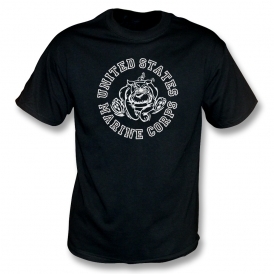 United States Marine Corps (As Worn By Joey Ramone, The Ramones) T-Shirt