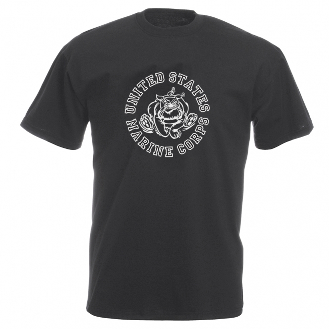 United States Marine Corps (As Worn By Joey Ramone, The Ramones) Vintage Wash T-Shirt