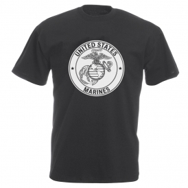 United States Marines (As Worn By Johnny Ramone, Ramones) Vintage Wash T-Shirt
