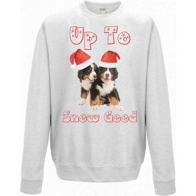Up To Snow Good (Burnese Sennenhund) Christmas Jumper