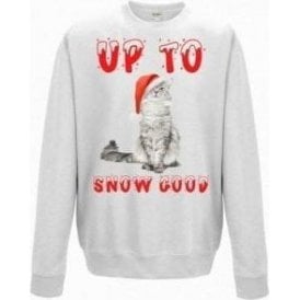Up To Snow Good (Cat) Christmas Jumper
