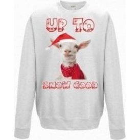 Up To Snow Good (Goat) Christmas Jumper