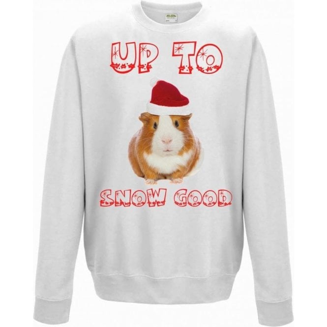 Up To Snow Good (Guinea Pig) Kids Christmas Jumper