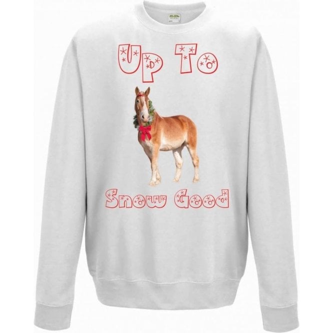 Up To Snow Good (Horse) Christmas Jumper