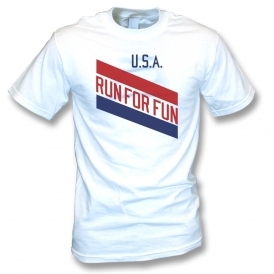USA Run For Fun (As Worn By Freddie Mercury, Queen) Organic T-Shirt