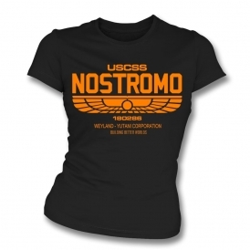 USCSS Nostromo (Inspired by Alien) Organic Womens Slim Fit T-Shirt