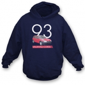 Vauxhall Corsa 1993 Kids Hooded Sweatshirt