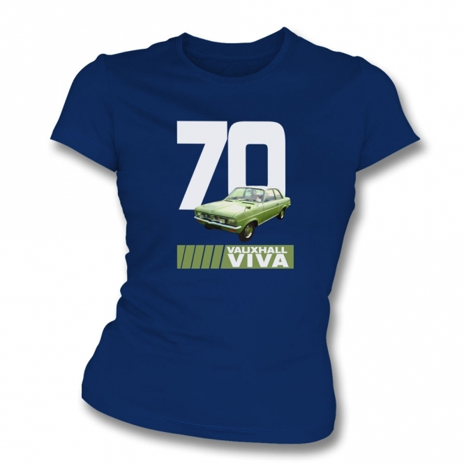 Vauxhall Viva 1970 Womens Slim Fit T-Shirt