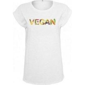 Vegan Foods Womens Extended Shoulder T-Shirt