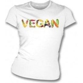 Vegan Foods Womens Slim Fit T-Shirt