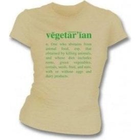 Vegetarian Definition-Natural Organic Girl's Slim-Fit
