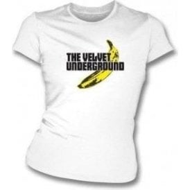 Velvet Underground Banana Womens Slim Fit T-Shirt
