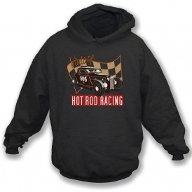 Vintage Hot Rod Racing Kids Hooded Sweatshirt