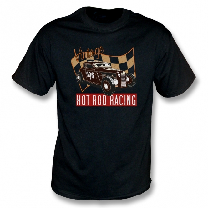 Vintage Hot Rod Racing Kids T-Shirt