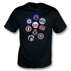 Vintage Mod Badges T-Shirt