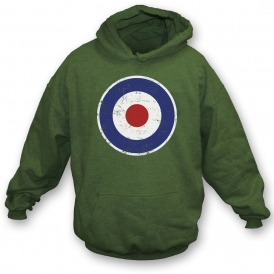 Vintage Mod Target Organic Hooded Sweatshirt