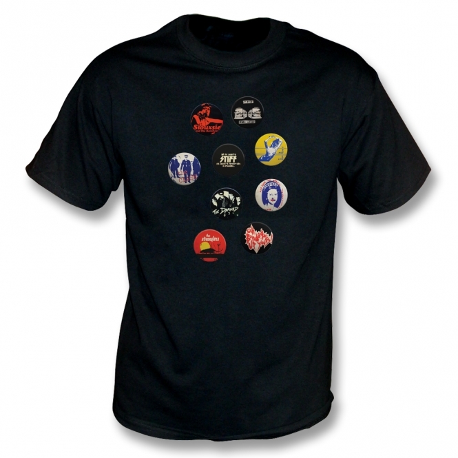 Vintage Punk Badges T-Shirt