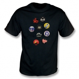 Vintage Punk Badges T-Shirt