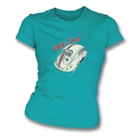 Vintage Speed Womens Slim Fit T-Shirt