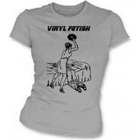 Vinyl Fetish Womens Slim Fit T-Shirt