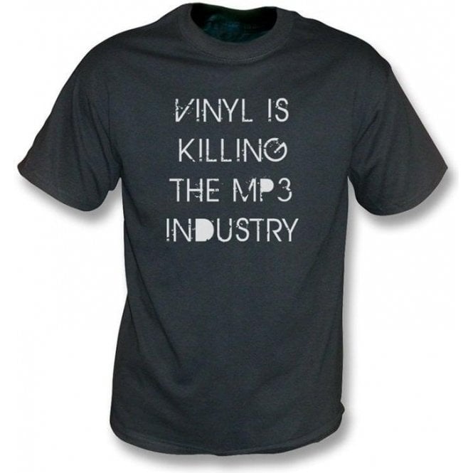 Vinyl is killing the MP3 Industry Vintage Wash T-shirt