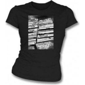Vinyl Record Shop Womens Slim Fit T-Shirt