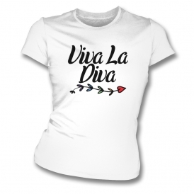 Viva La Diva Womens Slim Fit T-Shirt