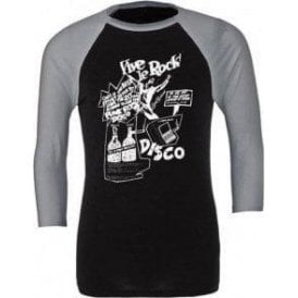 Vive Le Rock 3/4 Sleeve Unisex Baseball Top