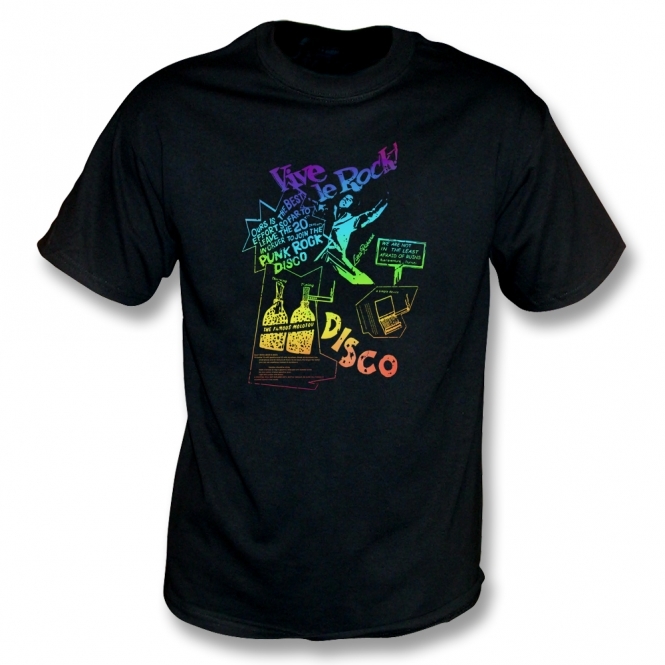 Vive Le Rock (Rainbow Print) T-Shirt
