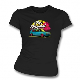 Volkswagen Golf GTII MKI "Das Original" Womens Slim Fit T-Shirt