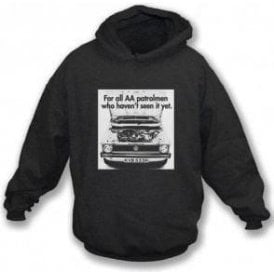 VW Golf AA Patrolman Advert Hooded Sweatshirt