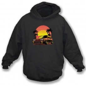 VW Golf MK2 (Miami Style) Kids Hooded Sweatshirt