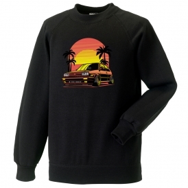 VW Golf MK2 (Miami Style) Sweatshirt
