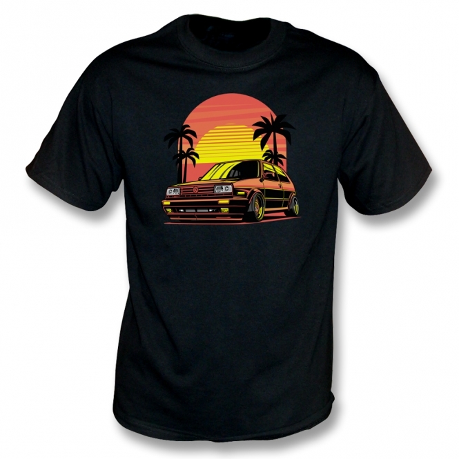 VW Golf MK2 (Miami Style) T-Shirt