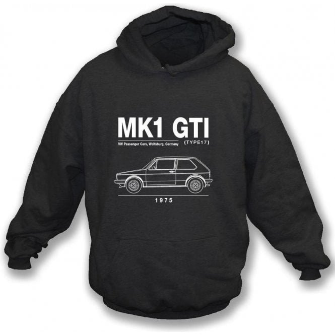 VW MK1 GTI Kids Hooded Sweatshirt