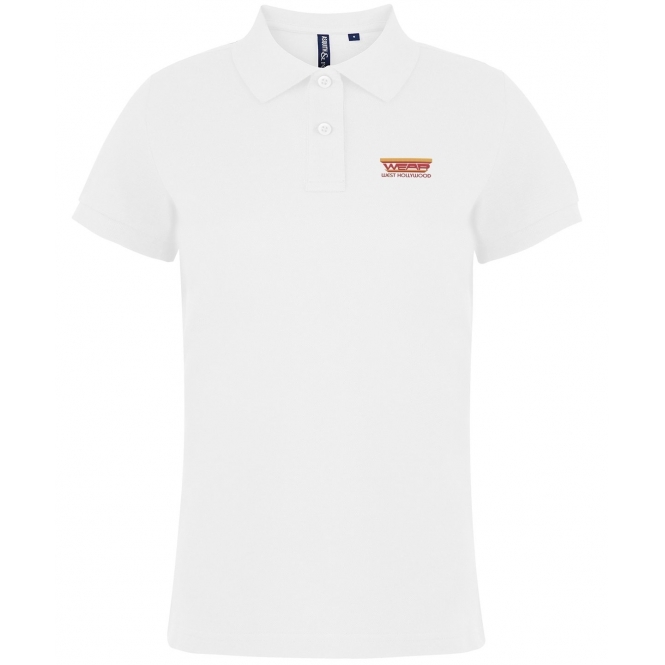 Wear, West Hollywood (As Worn By Freddie Mercury, Queen) Embroidered Left Breast Logo Womens Polo Shirt
