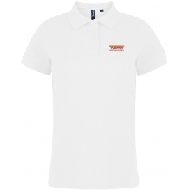 Wear, West Hollywood (As Worn By Freddie Mercury, Queen) Embroidered Left Breast Logo Womens Polo Shirt