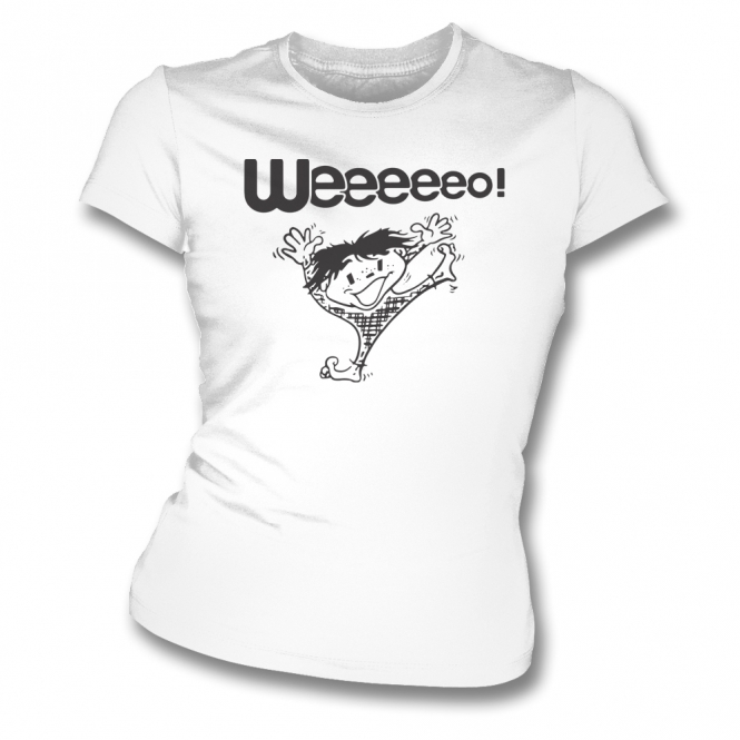 Weeeeeo! (As Worn By Debbie Harry, Blondie) Organic Womens Slim Fit T-Shirt