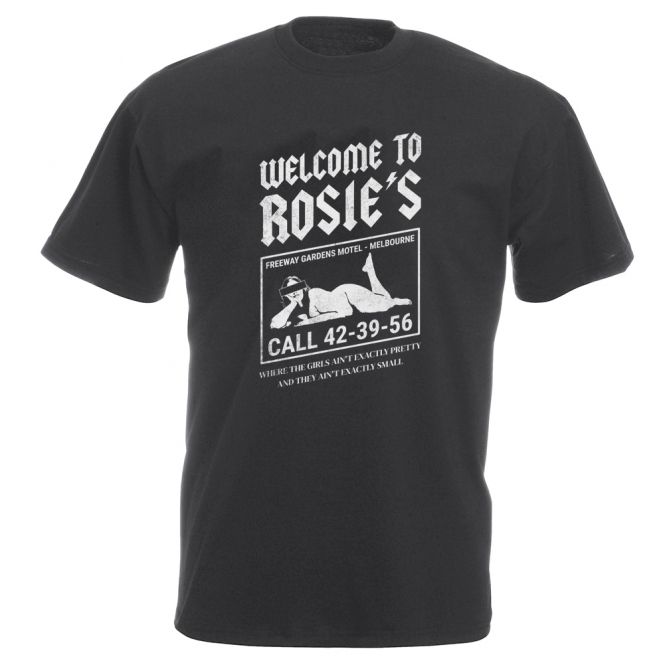 Welcome To Rosie's (AC/DC Influenced) Vintage Wash T-Shirt
