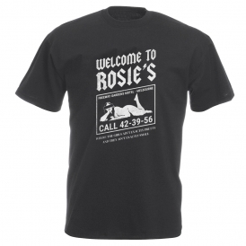 Welcome To Rosie's (AC/DC Influenced) Vintage Wash T-Shirt