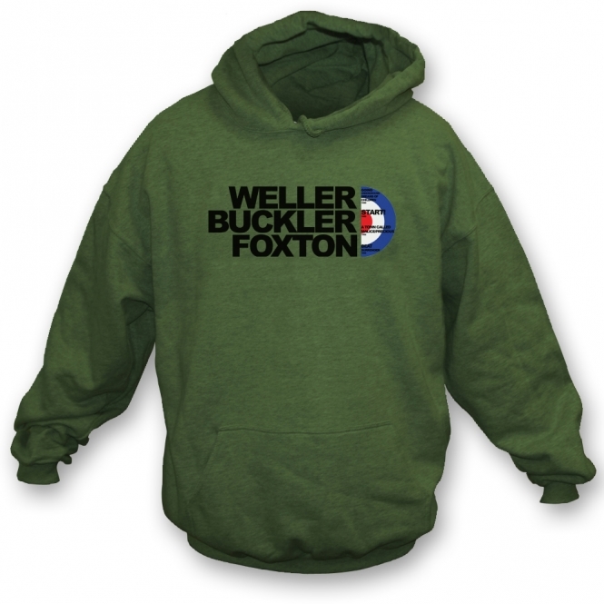 Weller Buckler Foxton (The Jam Influenced) Mod Target Hooded Sweatshirt