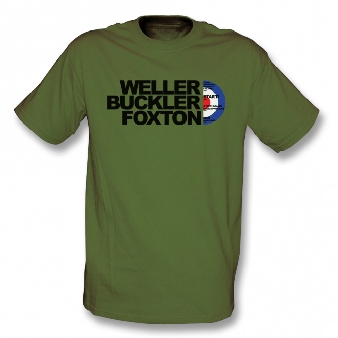 Weller Buckler Foxton (The Jam Influenced) Mod Target Organic T-Shirt