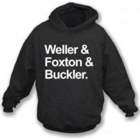 Weller & Foxton & Buckler (The Jam) Hooded Sweatshirt