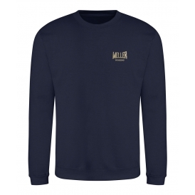 Weller Woking (As Worn By Paul Weller, The Jam) Embroidered Left Breast Logo Sweatshirt